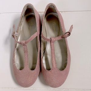 💖 Bonpoint girls pink sparkly t-strap party shoes💖